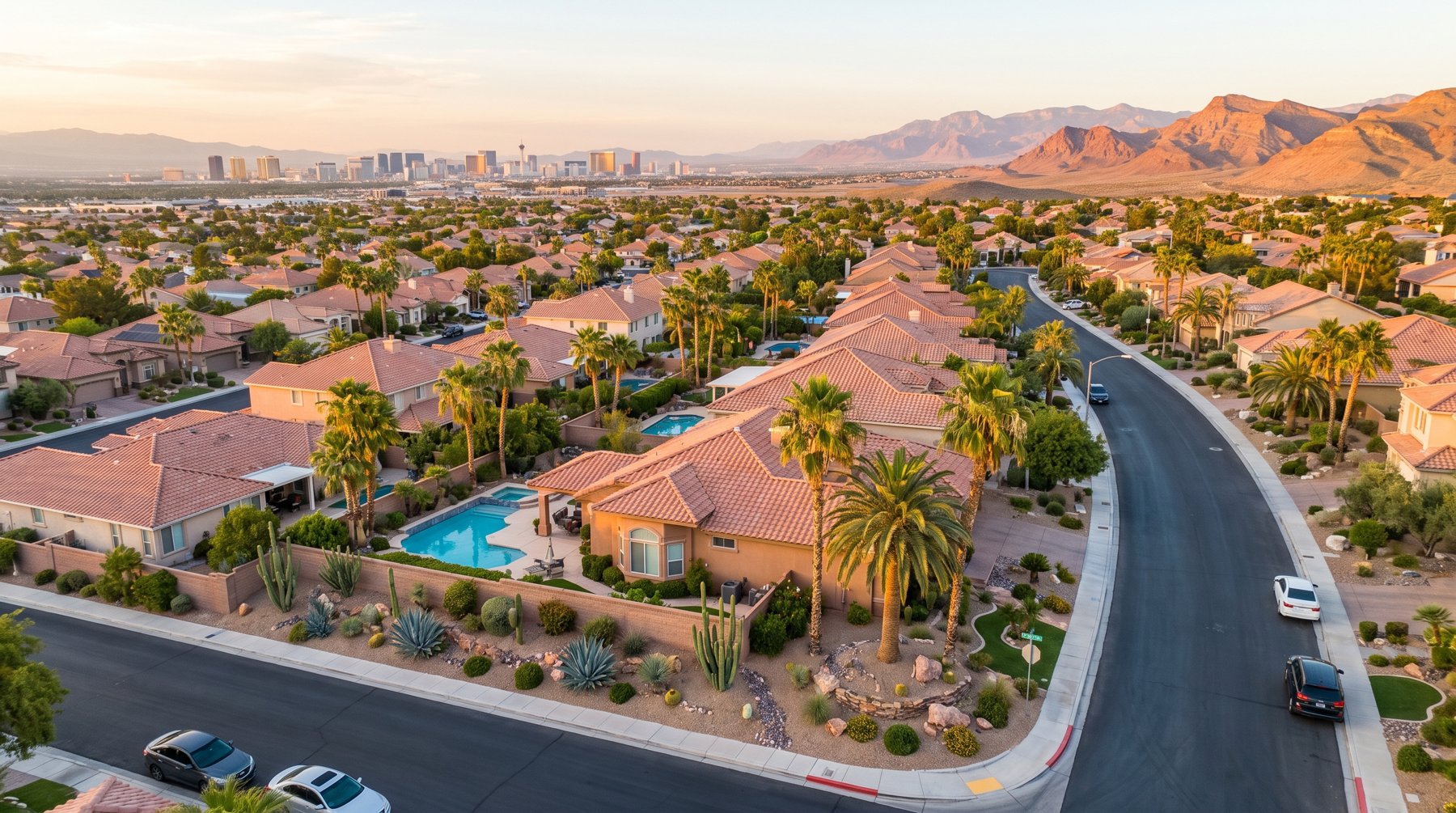 Las Vegas valley neighborhoods served by New World Lawn Maintenance