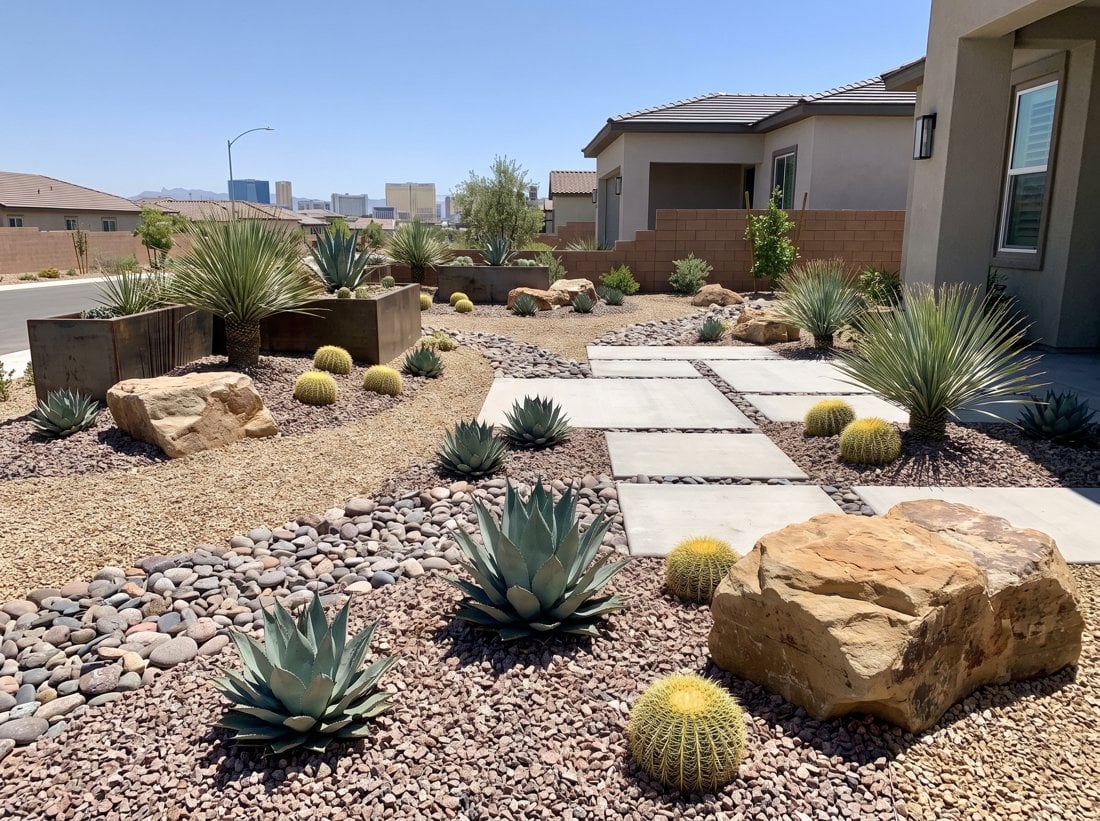 Landscape Design in Las Vegas by New World Lawn Maintenance