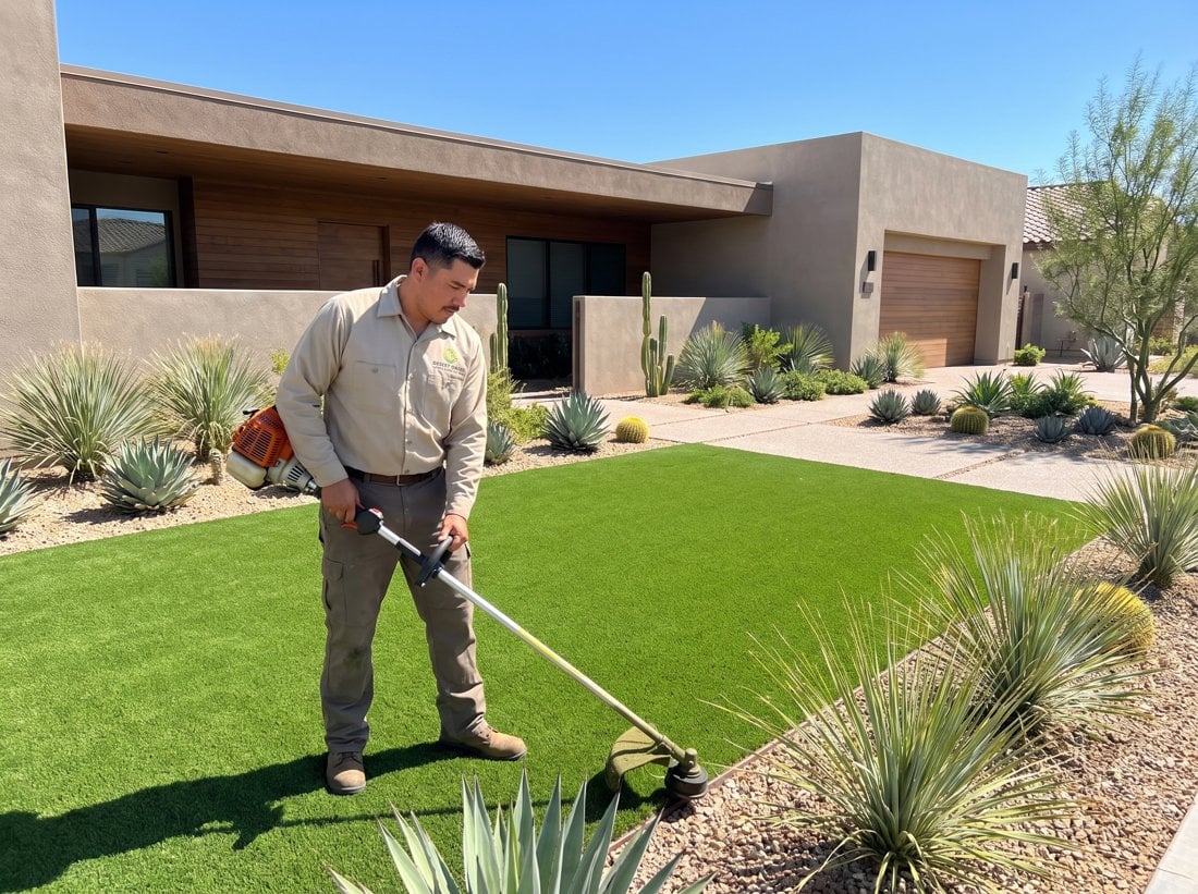 Monthly Lawn Maintenance in Las Vegas by New World Lawn Maintenance