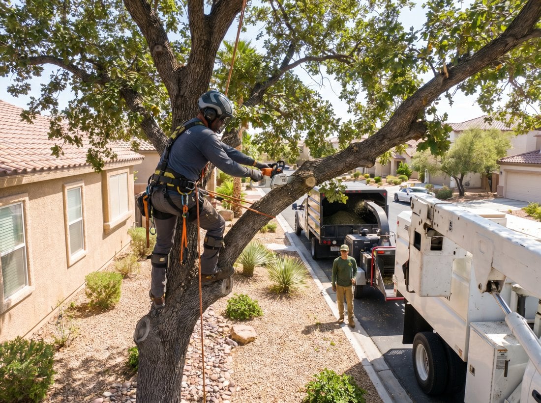 Tree Trimming & Pruning in Las Vegas by New World Lawn Maintenance